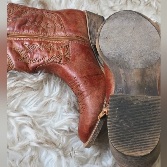 Coconuts Matisse Pistol Cowboy Boots Size 6M 🌴 - Picture 6 of 6
